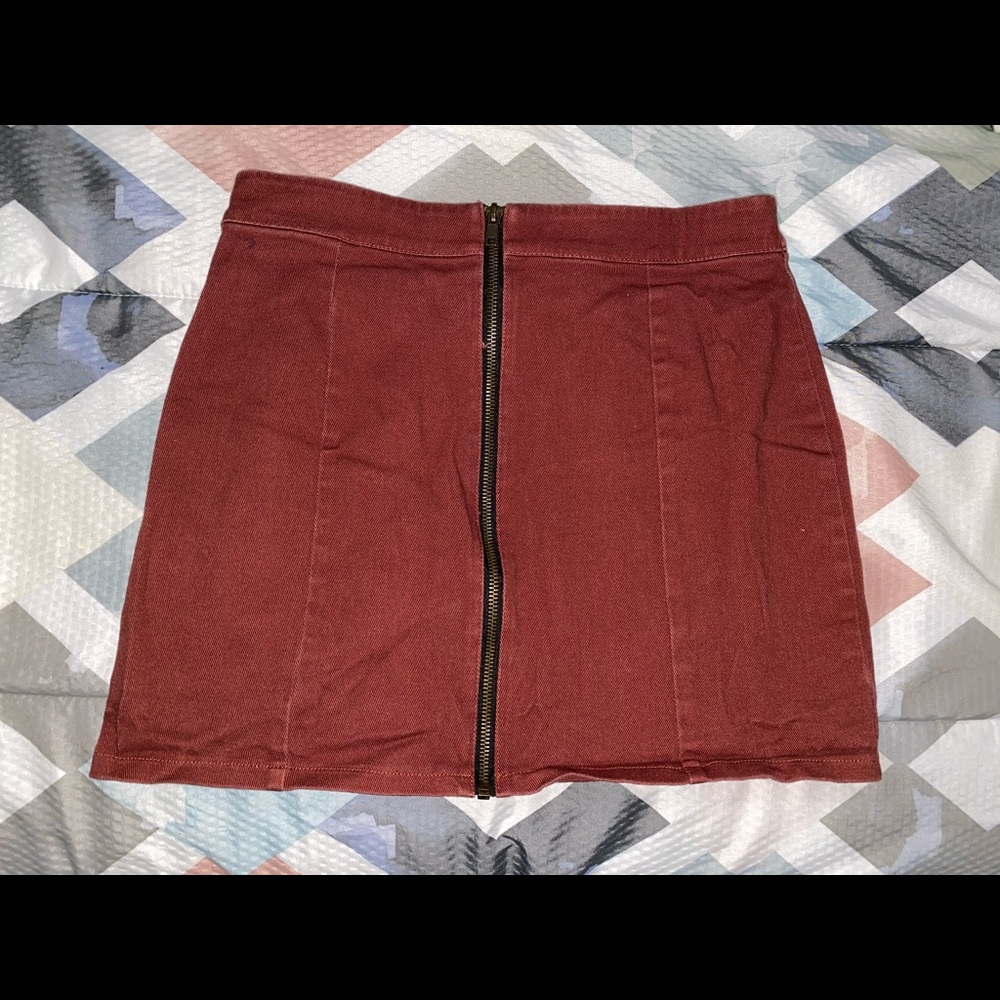 Burnt Orange Skirt